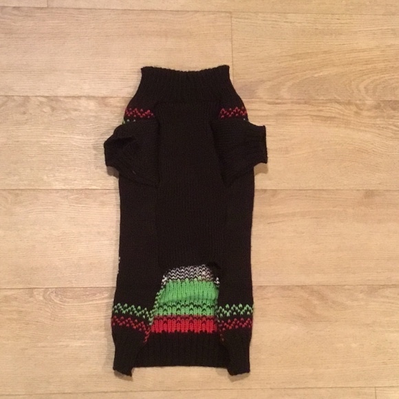 Dog Christmas Knitted Reindeer Snowflake Warm Sweater - Picture 3 of 4